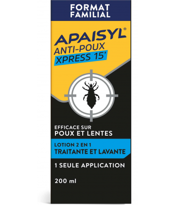 Apaisyl Anti-Poux et Lentes Lotion+ Peigne
