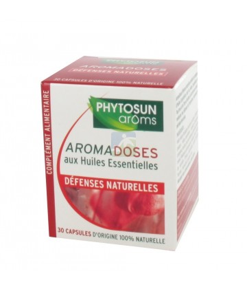 Phytosun Aroms AromaDoses aux Huiles Essentielles - Défenses Naturelles x 30 capsules