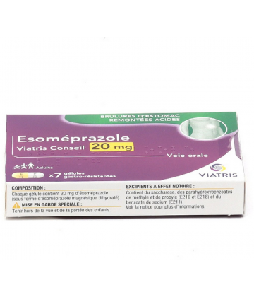 Esoméprazole 20 mg Viatris Conseil