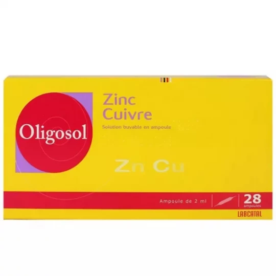 Oligosol Zinc-Cuivre x 28