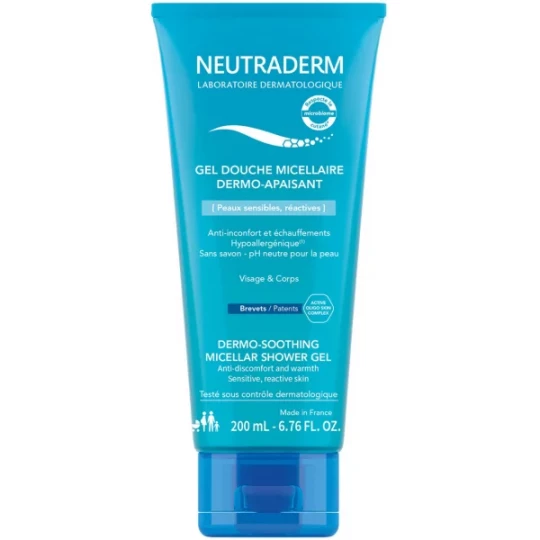 Neutraderm Gel Douche Micellaire Dermo Apaisant 200 ml