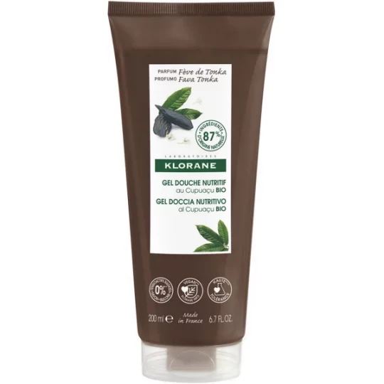Klorane Gel Douche Nutritif Fève de Tonka 200 ml