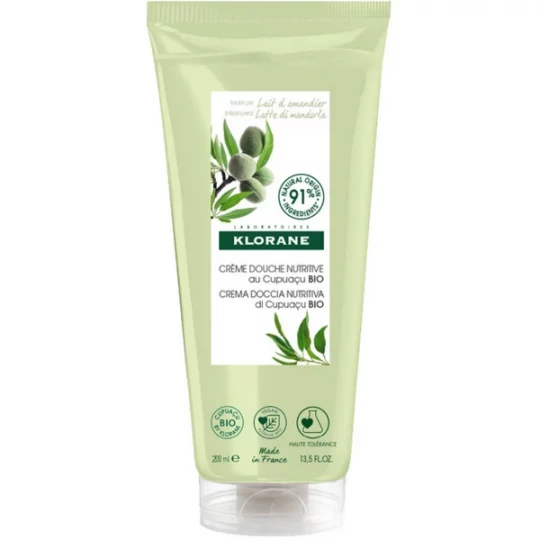 Klorane Crème de Douche Nutritive Lait d'Amandier Bio 200 ml