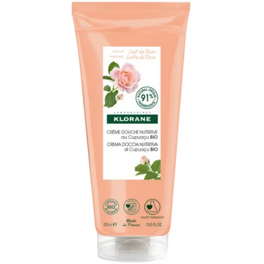 Klorane Crème Douche Nutritive Lait de Rose 200 ml