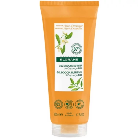 Klorane Gel Douche Nutritif Fleur d'Oranger 200 ml