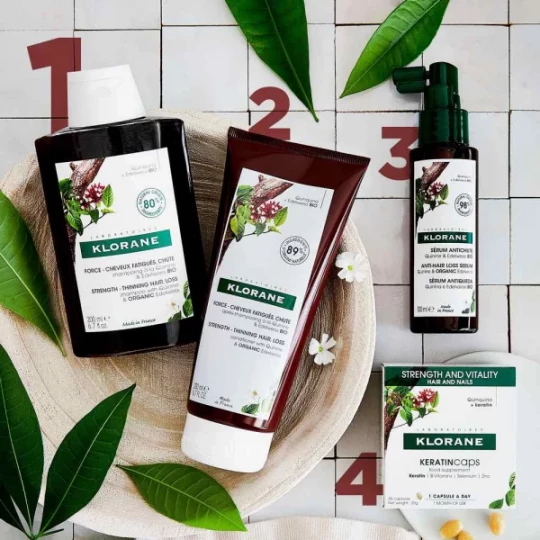 Klorane Shampooing à la Quinine & Edelweiss Bio - image 2