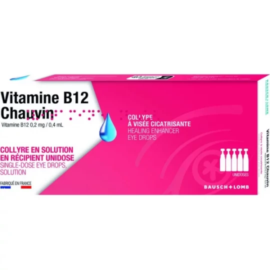 Vitamine B12 Chauvin 0,2 mg/0,4 ml x 10
