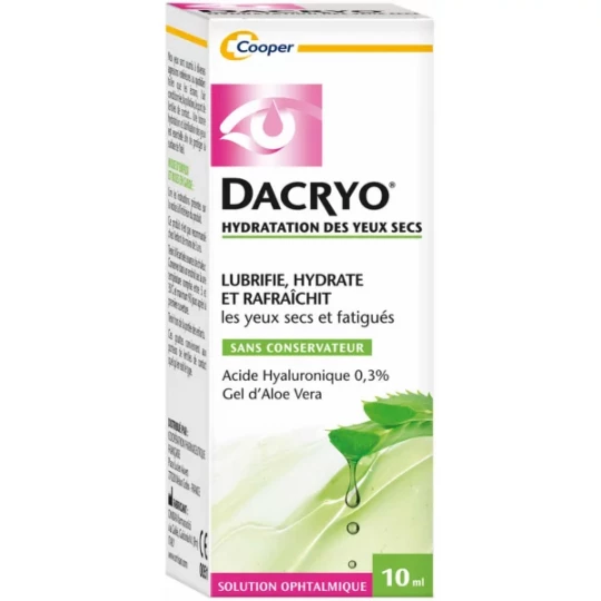 Dacryo Hydratation des Yeux Solution Ophtalmique