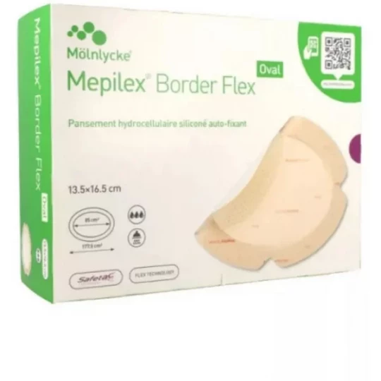 Mepilex Border Flex Oval Pansements x 16 - image 3