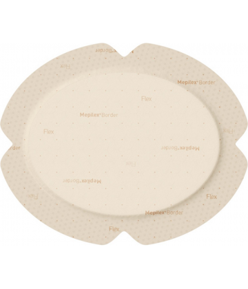 Mepilex Border Flex Oval Pansements x 16