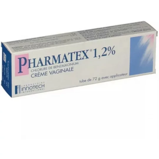 Pharmatex 1,2% Crème Vaginale avec Applicateur 72 g