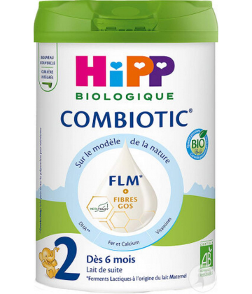 Hipp Lait Combiotic 2ème Âge Bio 800 g