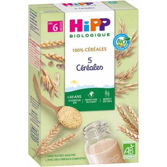 Hipp 100% Céréales 5 Céréales Bio 250 g
