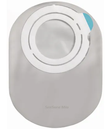 Coloplast SenSura® Flex Mio 50 poches visio textile fermées avec fenêtre maxi (460 ml) Diam. 70 mm