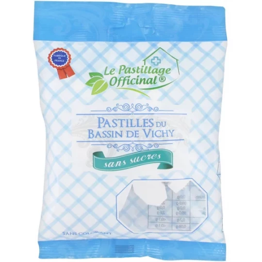 Estipharm Le Pastillage Officinal Pastilles du Bassin de Vichy Sans Sucres 100 g