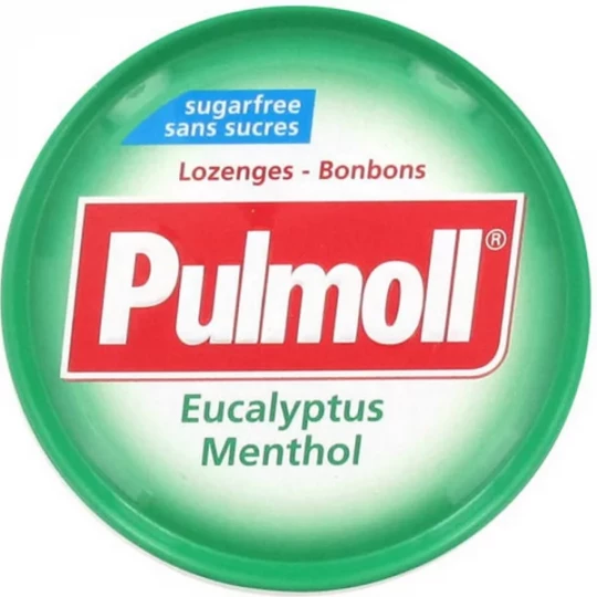 Pulmoll Bonbons Eucalyptus Menthol Sans Sucres 45 g