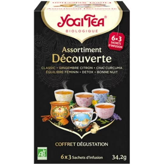 Yogi Tea Infusions Coffret Dégustation 6 x 3