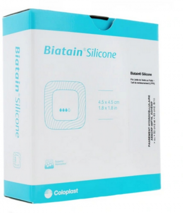 Coloplast Biatain Silicone 10 pansements hydrocellulaires