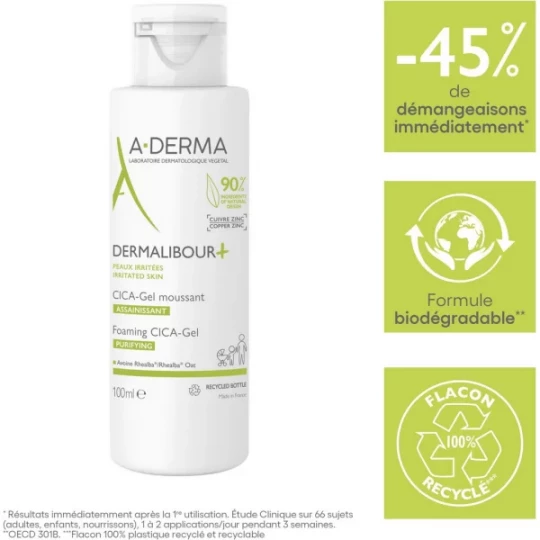 A-Derma Dermalibour+ CICA-Gel Moussant - image 3