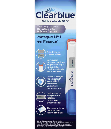 Clearblue Test de Grossesse Digital Détection Précoce