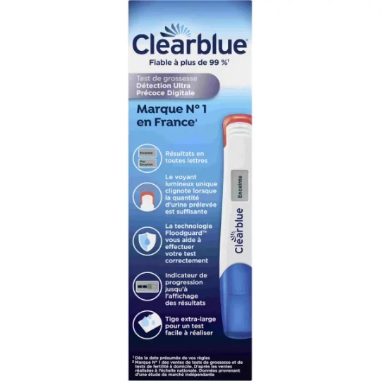Clearblue Test de Grossesse Digital Détection Précoce - image 2