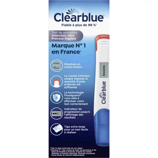 Clearblue Test de Grossesse Digital Détection Précoce - image 10