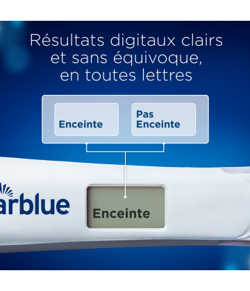 Clearblue Test de Grossesse Digital Détection Précoce