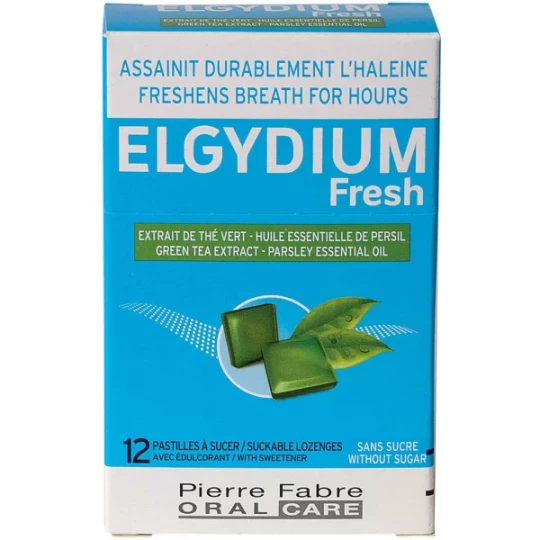 Elgydium Pocket Haleine Fraîche Pastilles x 12