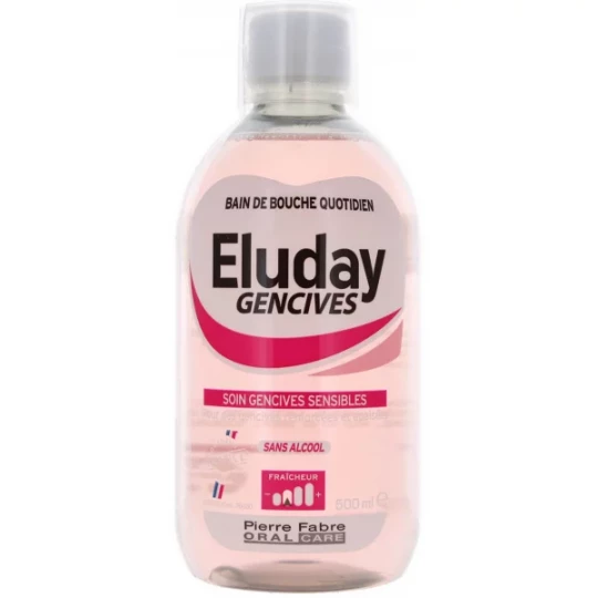 Eluday Bain de Bouche Gencives Sensibles 500 ml