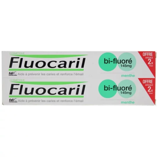 Fluocaril Bi-fluoré 145 mg Dentifrice Menthe