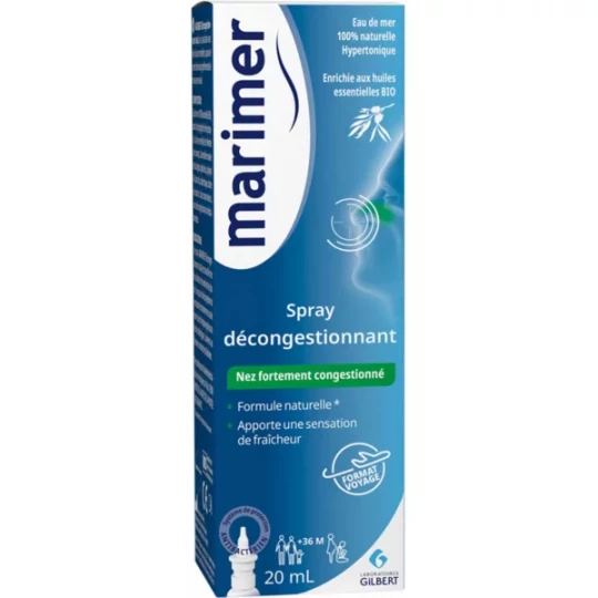 Marimer Spay Decongestionnant Huiles Essentielles 20 ml