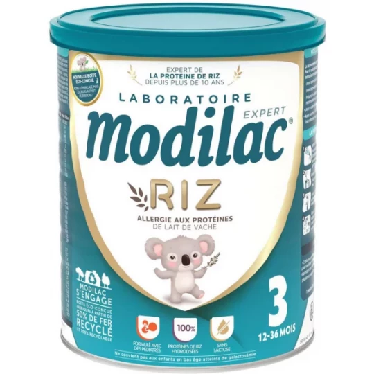 Modilac Expert Riz Croissance 3ème Âge 800 g