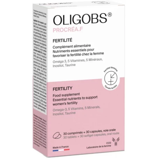 Oligobs Procréa F Comprimés x 30 + Capsules x 30