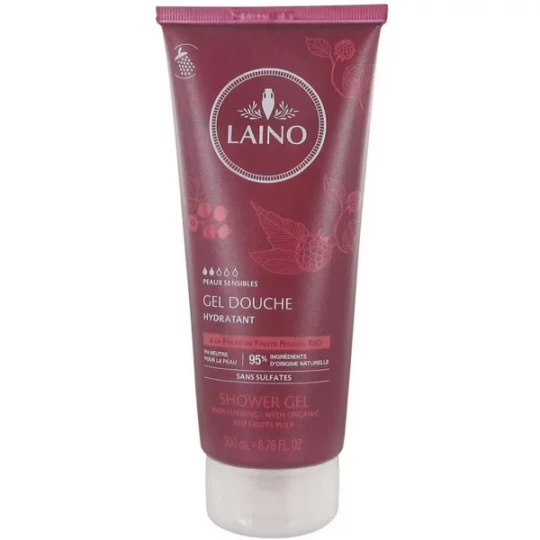 Laino Gel Douche Pulpe de Fruits Rouges Bio