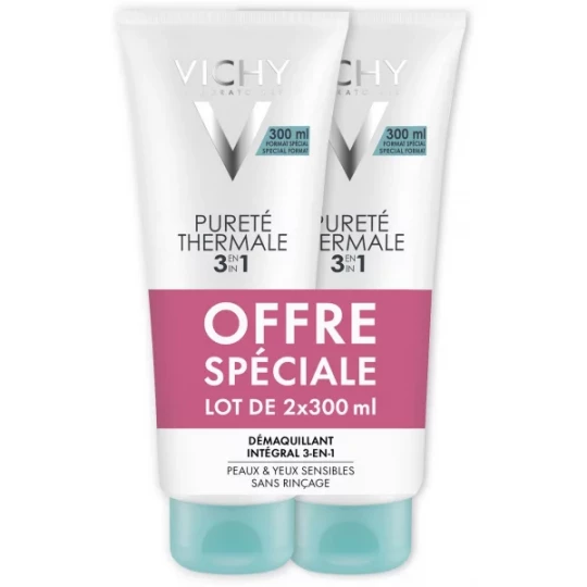 Vichy Pureté Thermale Démaquillant Intégral 3 en 1