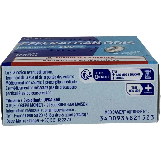 EfferalganOdis 500 mg x 16