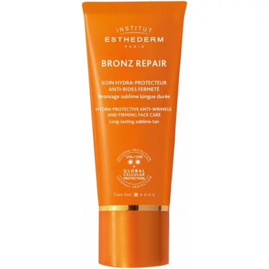 Institut Esthederm Bronz Repair Soin Protecteur Anti-Rides Fermeté Soleil Modéré 50 ml