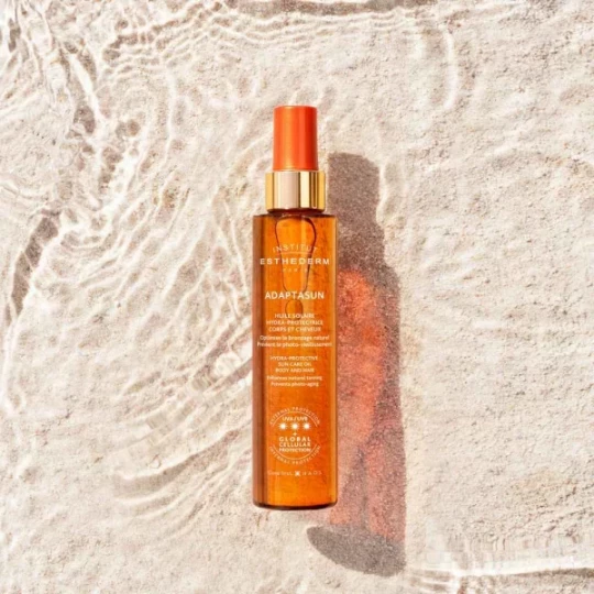 Institut Esthederm l'Huile Solaire Soin Protecteur Corps et Cheveux Soleil Fort 150 ml - image 2