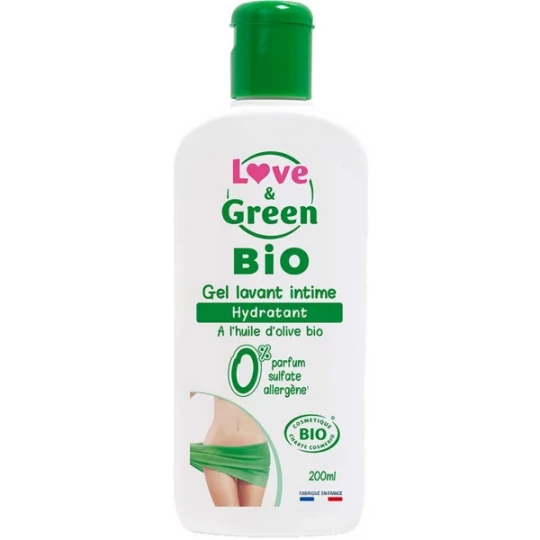 Love & Green Gel Lavant Intime Hydratant Bio 200 ml