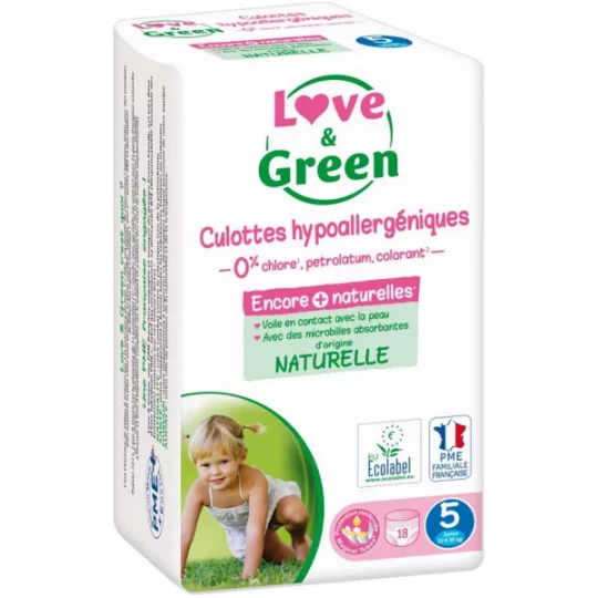 Love & Green Culottes certifiées Ecolabel Hypoallergéniques - image 2