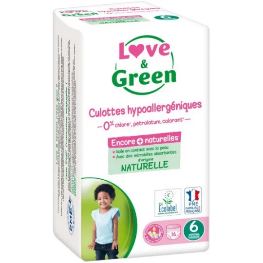 Love & Green Culottes certifiées Ecolabel Hypoallergéniques - image 3