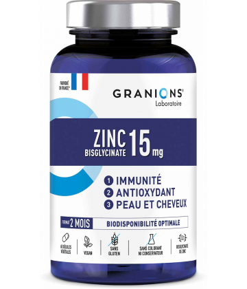 Granions Zinc 15 mg Gélules x 60