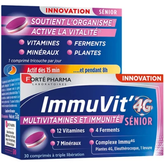 Forté Pharma Immuvit 4G Senior x 30