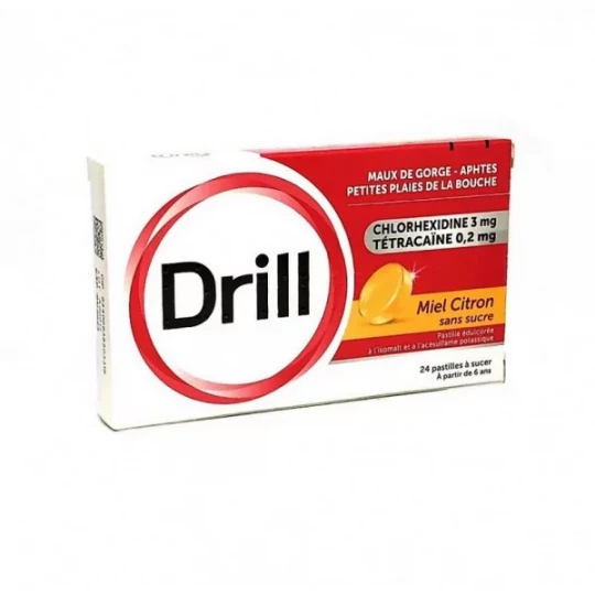 Drill Pastilles Sans Sucre Miel Citron - image 7