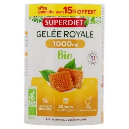 Superdiet Gelée Royale Bio 25 g