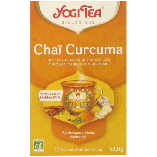 Yogi Tea Chai Curcuma x 17