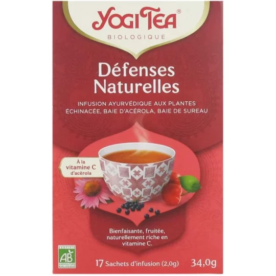Yogi Tea Défenses Naturelles x 17