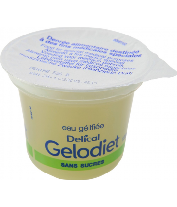 Delical Gelodiet Eau Gélifiée Menthe Sans Sucres 4 x 120 g