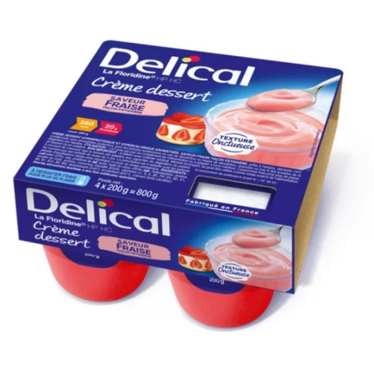 Delical La Floridine Crème Dessert HP HC 4 x 200 g