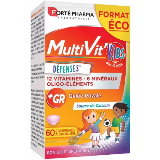 Forté Pharma MultiVit'Kids Défenses x 60